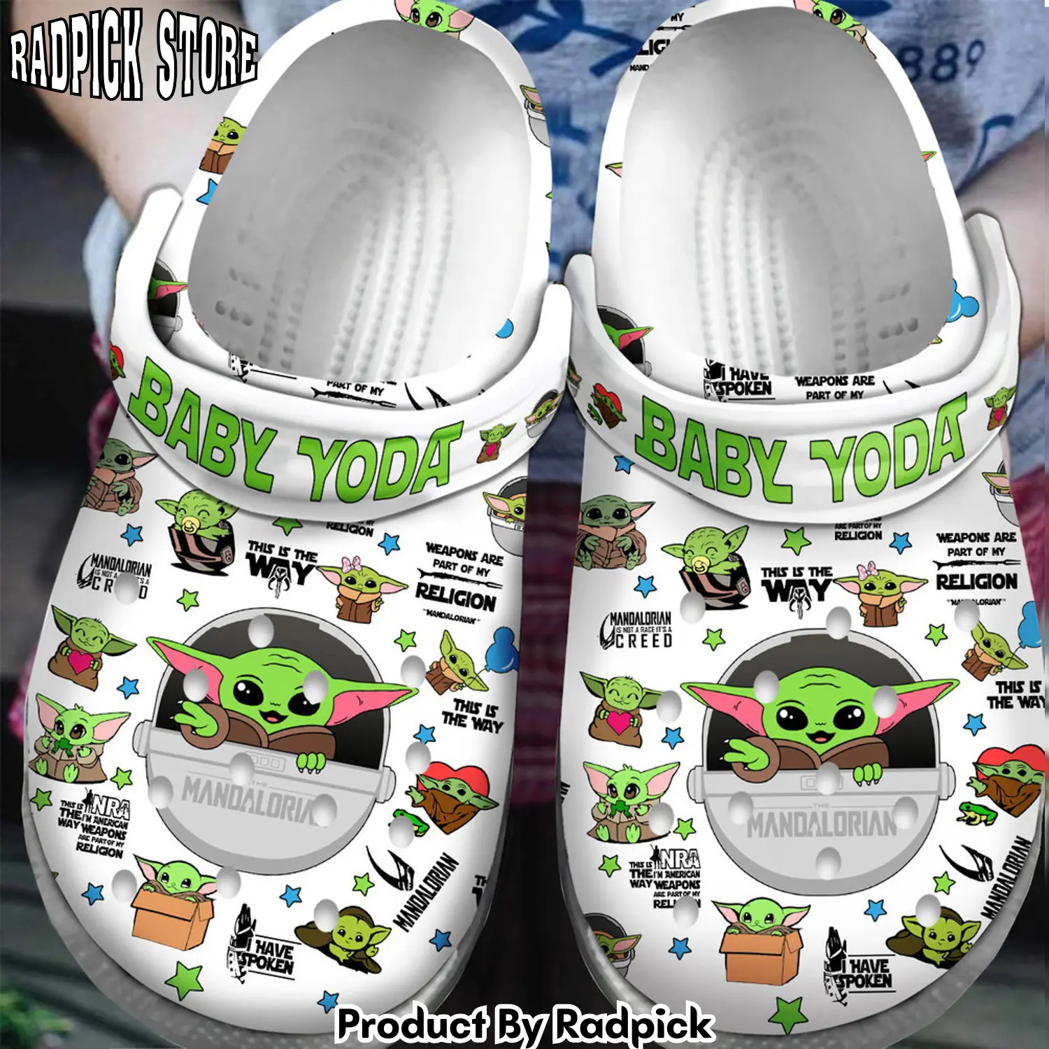 Radpick premium yoda star wars movie clogs shoes for men women pyi rp6522009